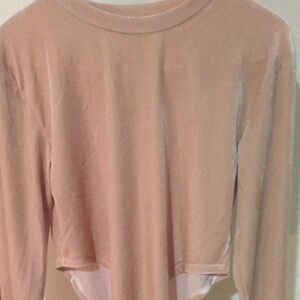 Women's Tan Long Sleeve Top